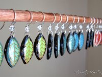 Little Leaf Rainbow Eggshell Earrings Pysanky By So Jeo : pysanky pysanka ukrainian easter egg batik art eggshell jewelry pendants earrings drop dangle etched flowers gift women accessories accessory pendant necklace bail crystal finding sterling silver filled sojeo flowers celtic purple white red pink brown green purple orange cream burgundy magenta teal turqoise crows crow blue black so jeo art handmade